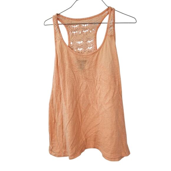 GAP Racerback Lace Tank Top Womens Size Medium M - Picture 1 of 5